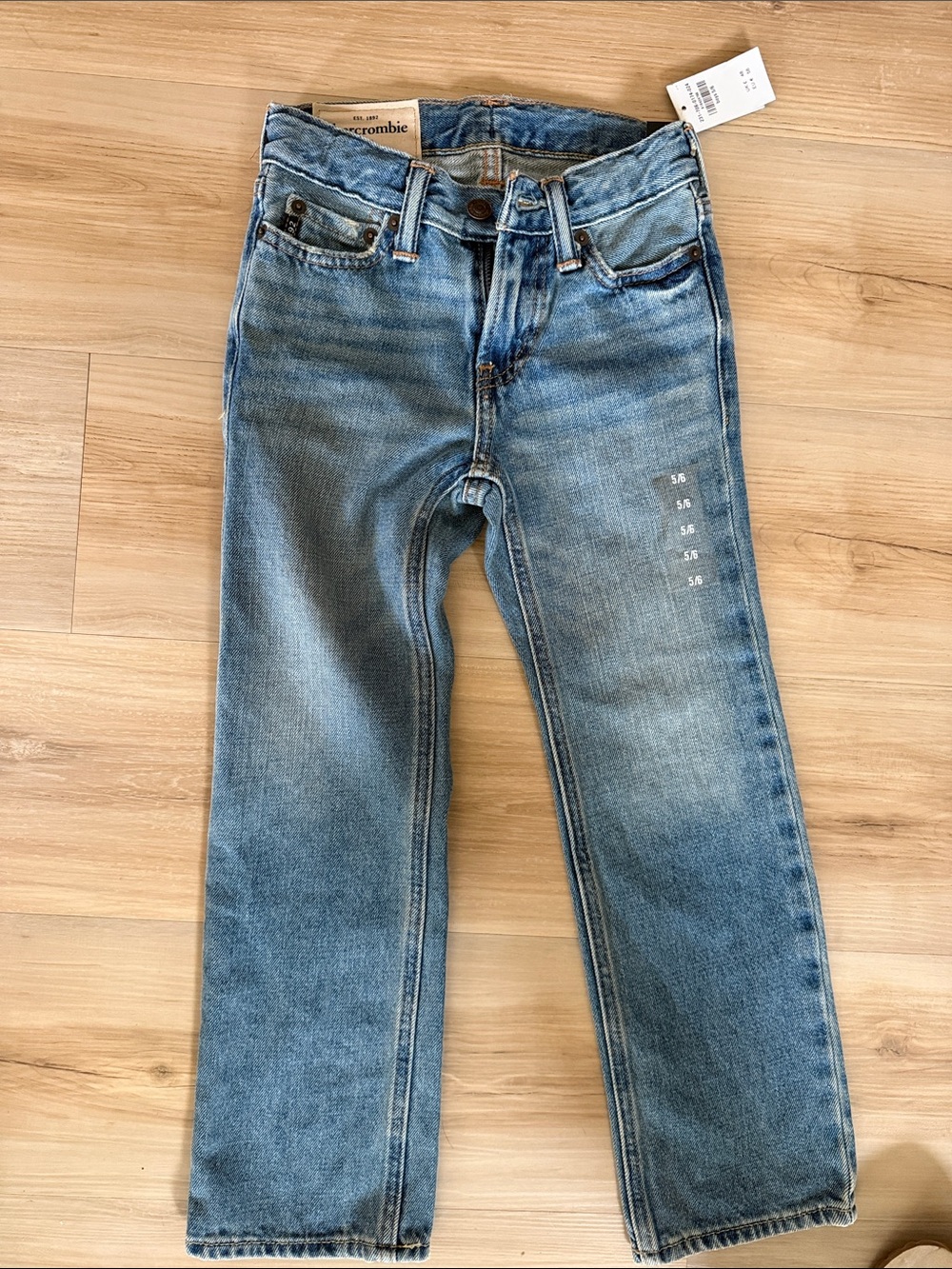 abercrombie kids Light Blue Denim Jeans - Straight Fit